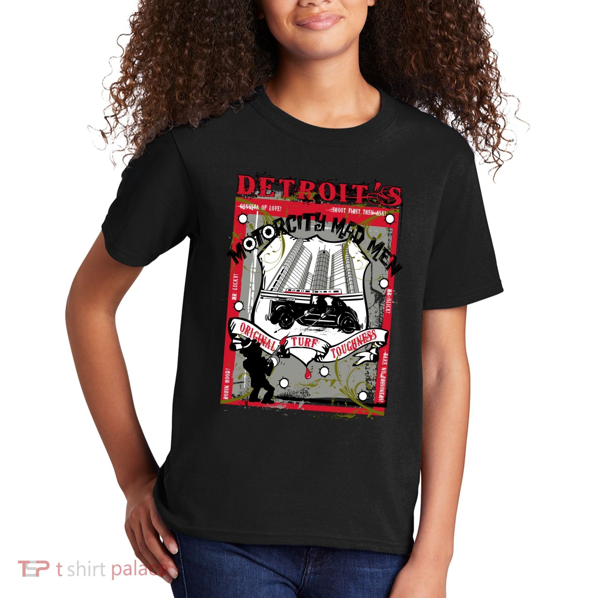 Detroits Motor City Mad Men Kids T-Shirt