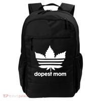 Dopest Mom Cannabis Weed Leaf 420 Pot Stoner Mother Day Backpack thumb 0