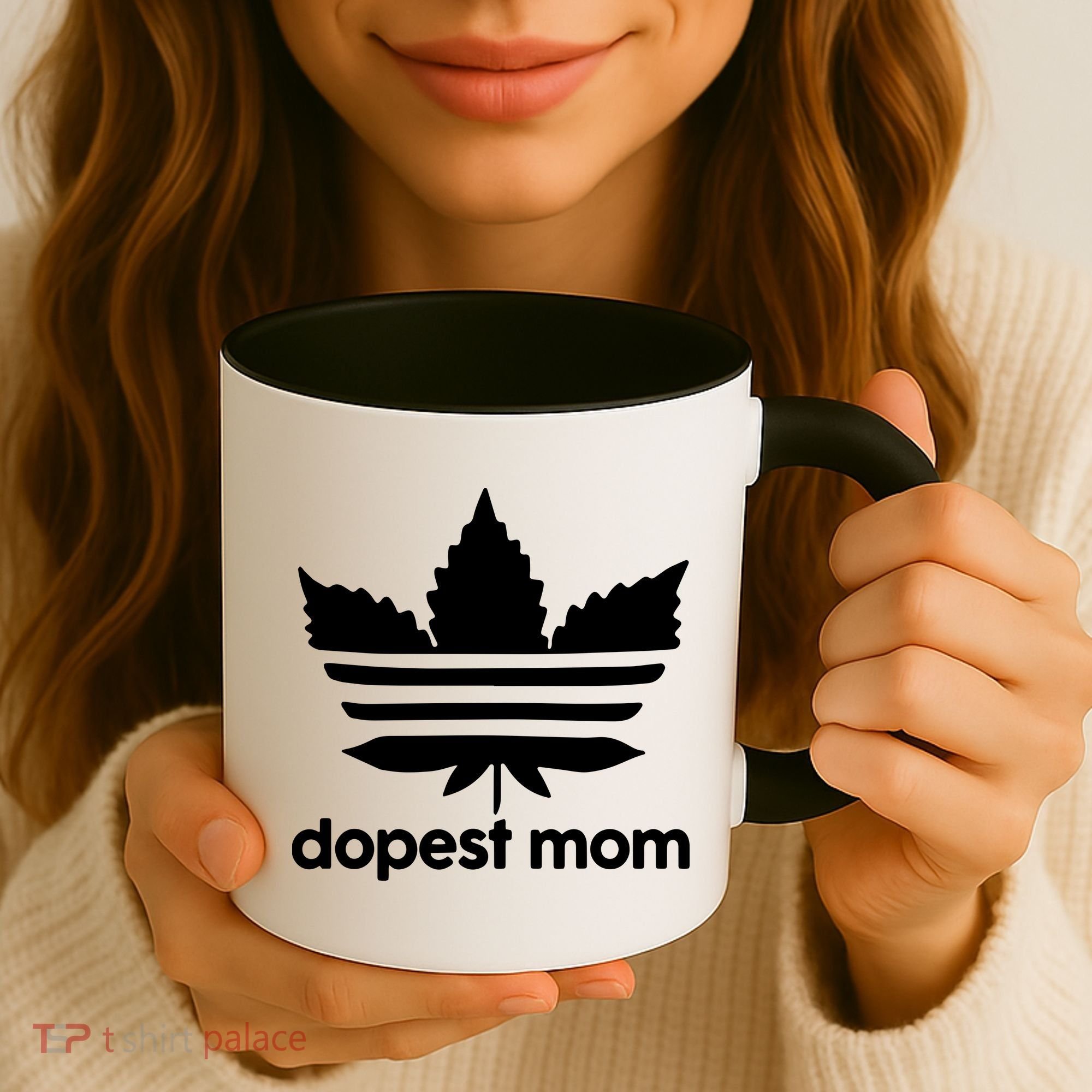 Dopest Mom Cannabis Weed Leaf 420 Pot Stoner Mother Day Coffee Mug