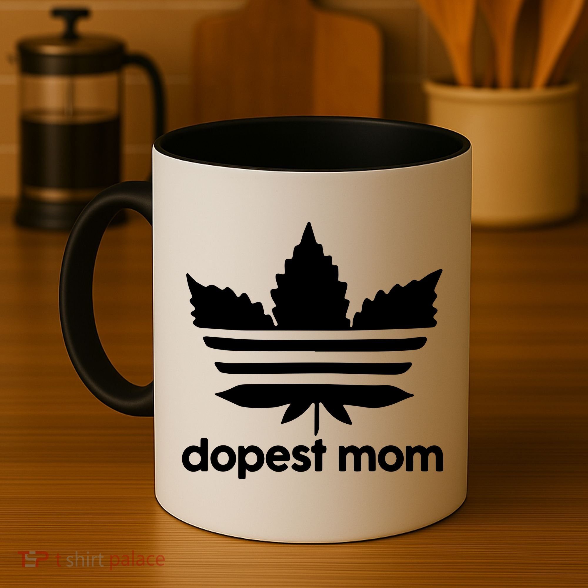 Dopest Mom Cannabis Weed Leaf 420 Pot Stoner Mother Day Coffee Mug