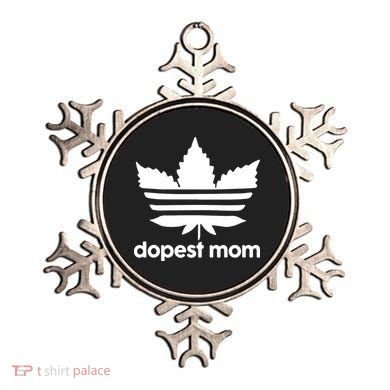 Dopest Mom Cannabis Weed Leaf 420 Pot Stoner Mother Day Ornament