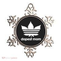 Dopest Mom Cannabis Weed Leaf 420 Pot Stoner Mother Day Ornament thumb 0