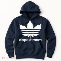 Dopest Mom Cannabis Weed Leaf 420 Pot Stoner Mother Day Hoodie thumb 0