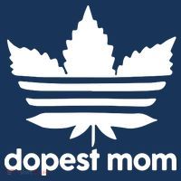 Dopest Mom Cannabis Weed Leaf 420 Pot Stoner Mother Day Coaster thumb 2