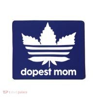 Dopest Mom Cannabis Weed Leaf 420 Pot Stoner Mother Day Mousepad thumb 0