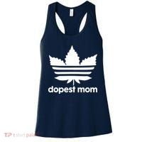 Dopest Mom Cannabis Weed Leaf 420 Pot Stoner Mother Day Women's Tank Top thumb 0