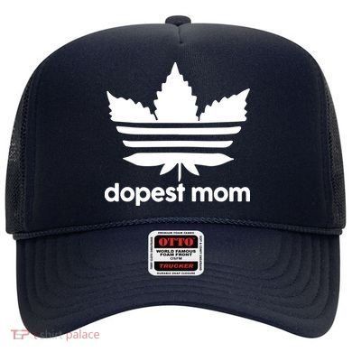 Dopest Mom Cannabis Weed Leaf 420 Pot Stoner Mother Day Hat