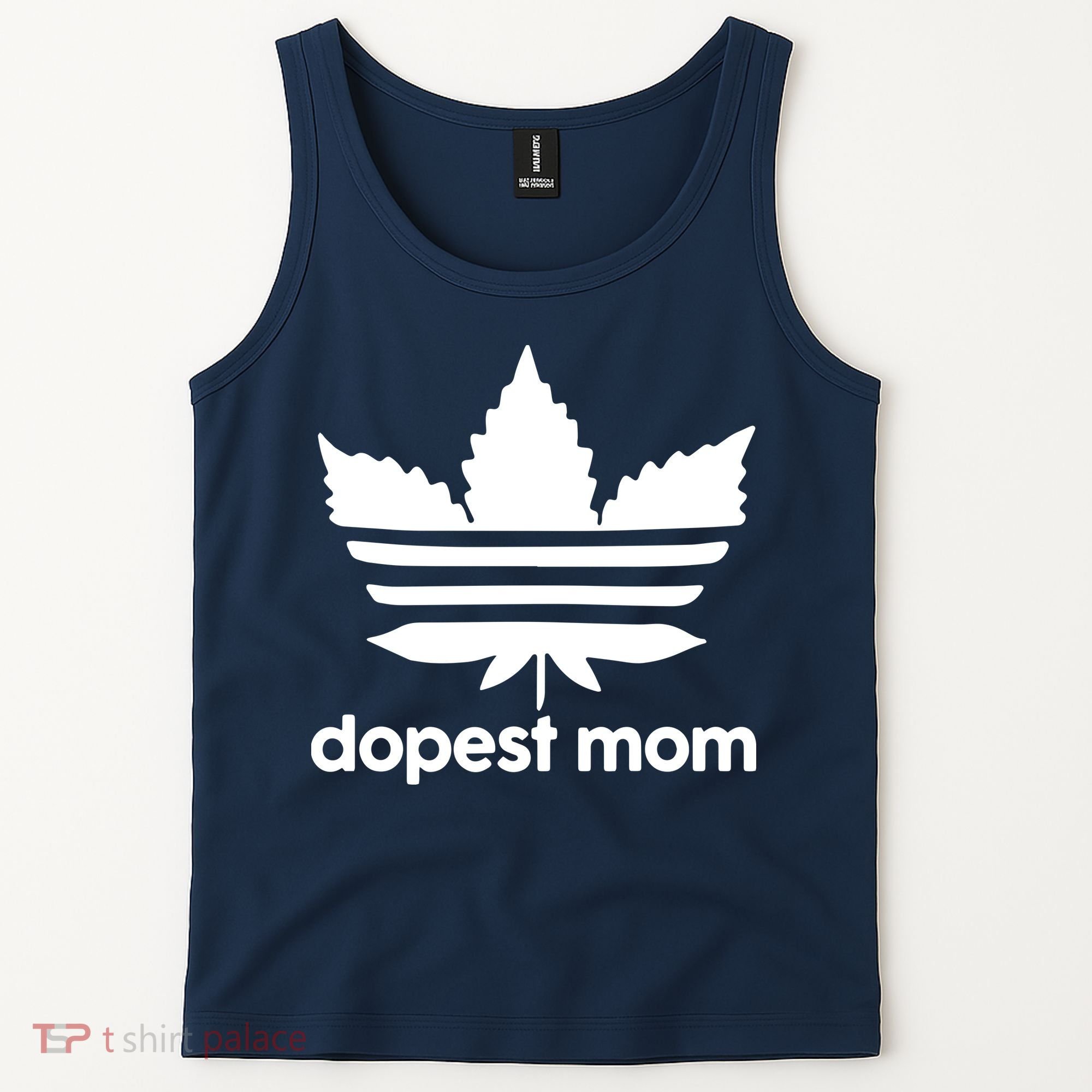 Dopest Mom Cannabis Weed Leaf 420 Pot Stoner Mother Day Tank Top