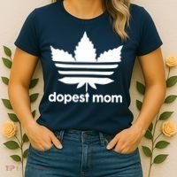 Dopest Mom Cannabis Weed Leaf 420 Pot Stoner Mother Day Women's T-Shirt thumb 2
