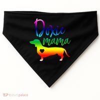 Doxie Mama Dachshund Mom Funny Wiener Dog Gift USA-Made Doggie Bandana thumb 0