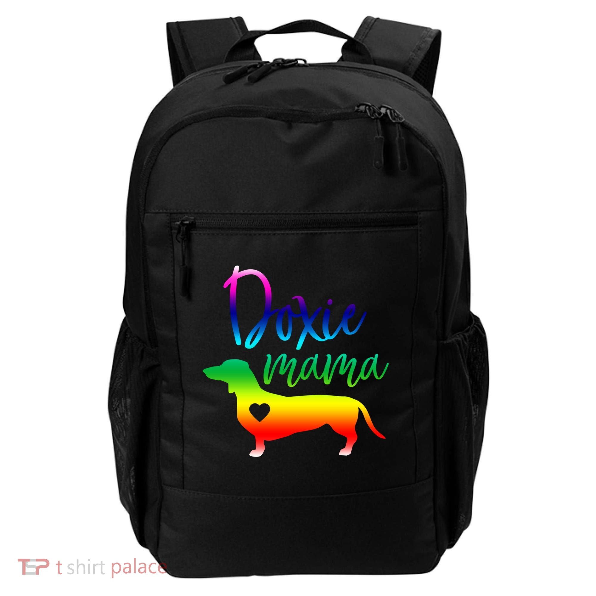 Doxie Mama Dachshund Mom Funny Wiener Dog Gift Backpack