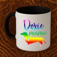 Doxie Mama Dachshund Mom Funny Wiener Dog Gift Coffee Mug thumb 2