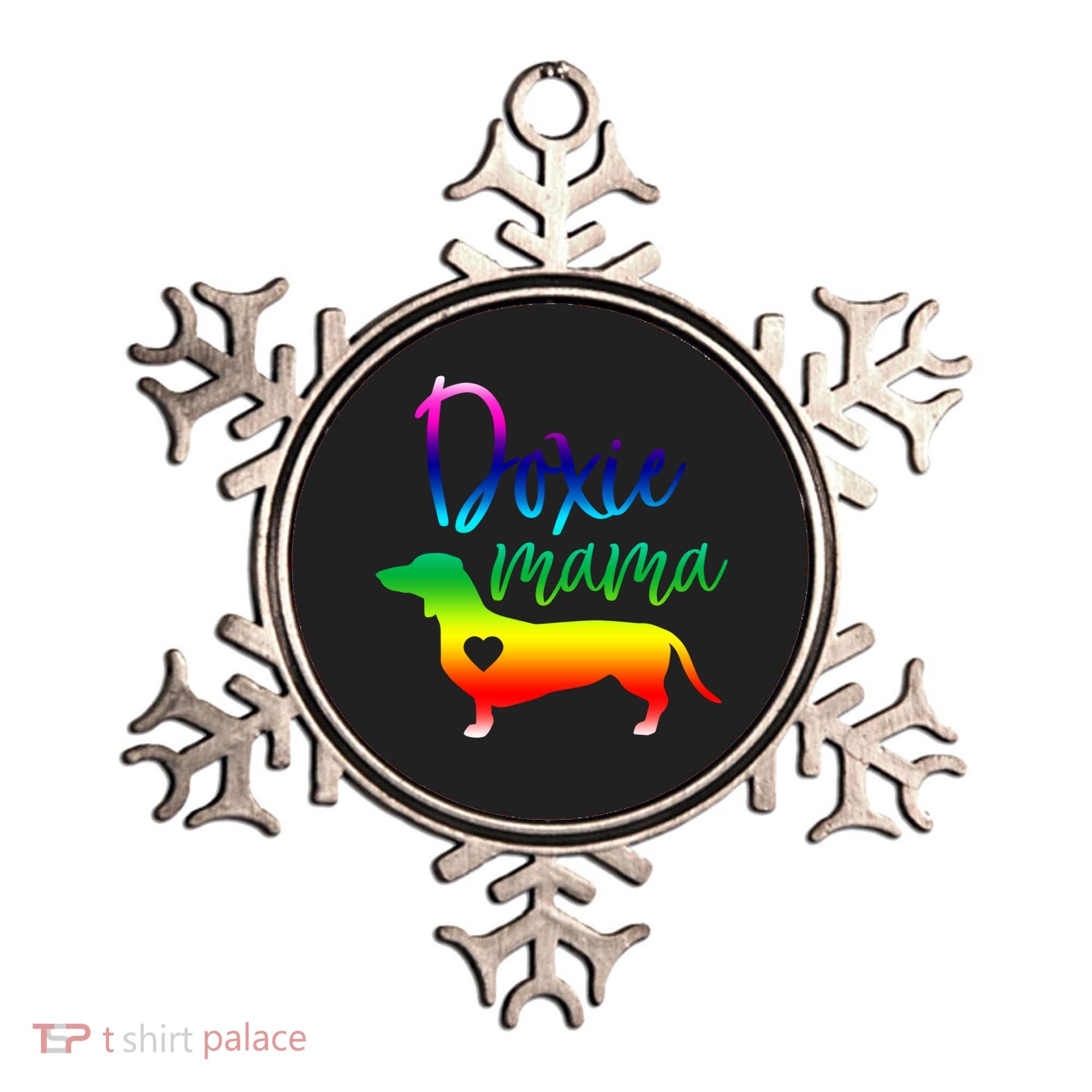 Doxie Mama Dachshund Mom Funny Wiener Dog Gift Ornament