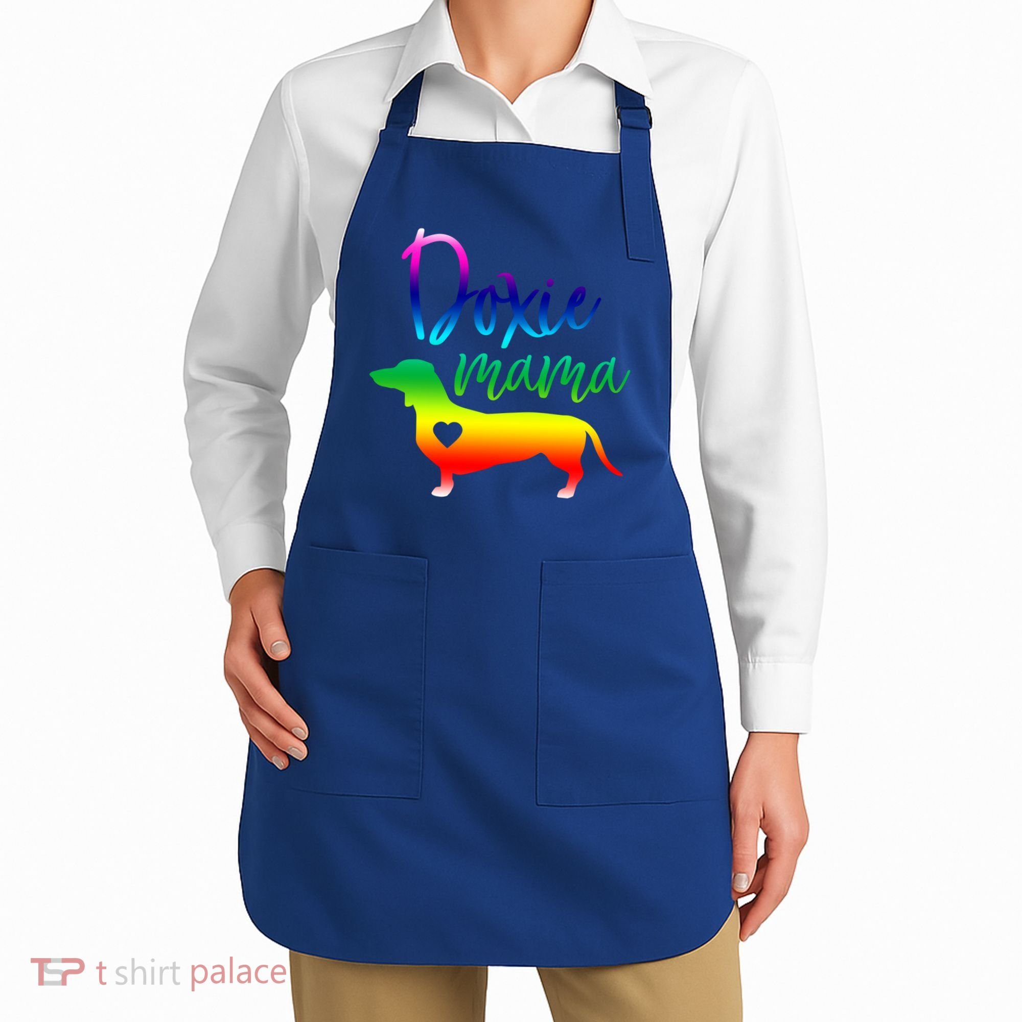 Doxie Mama Dachshund Mom Funny Wiener Dog Gift Apron