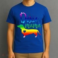 Doxie Mama Dachshund Mom Funny Wiener Dog Gift T-Shirt thumb 3