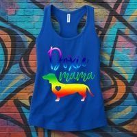 Doxie Mama Dachshund Mom Funny Wiener Dog Gift Women's Tank Top thumb 3