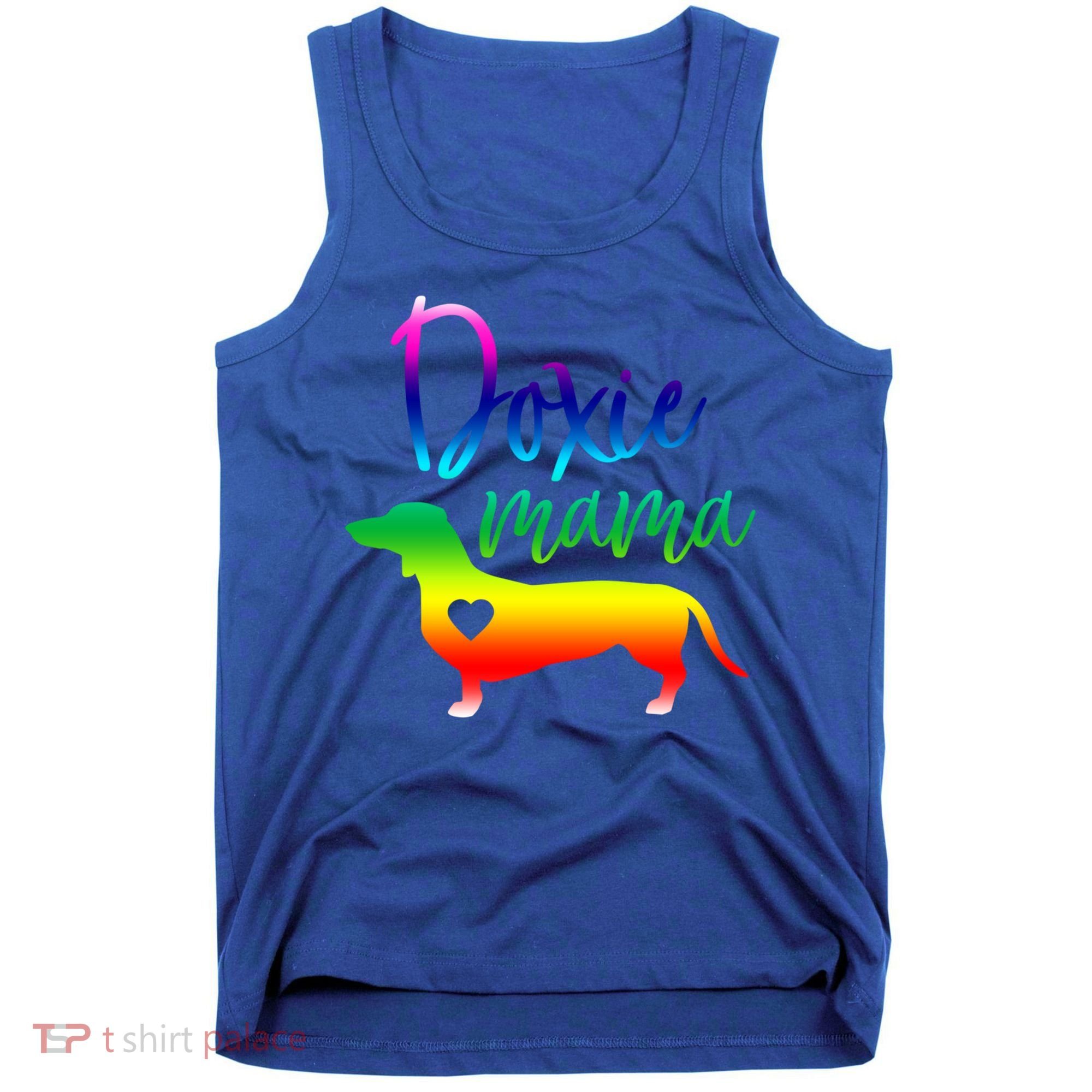 Doxie Mama Dachshund Mom Funny Wiener Dog Gift Tank Top
