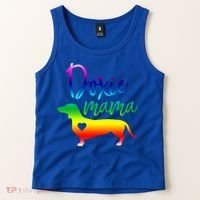 Doxie Mama Dachshund Mom Funny Wiener Dog Gift Tank Top thumb 2
