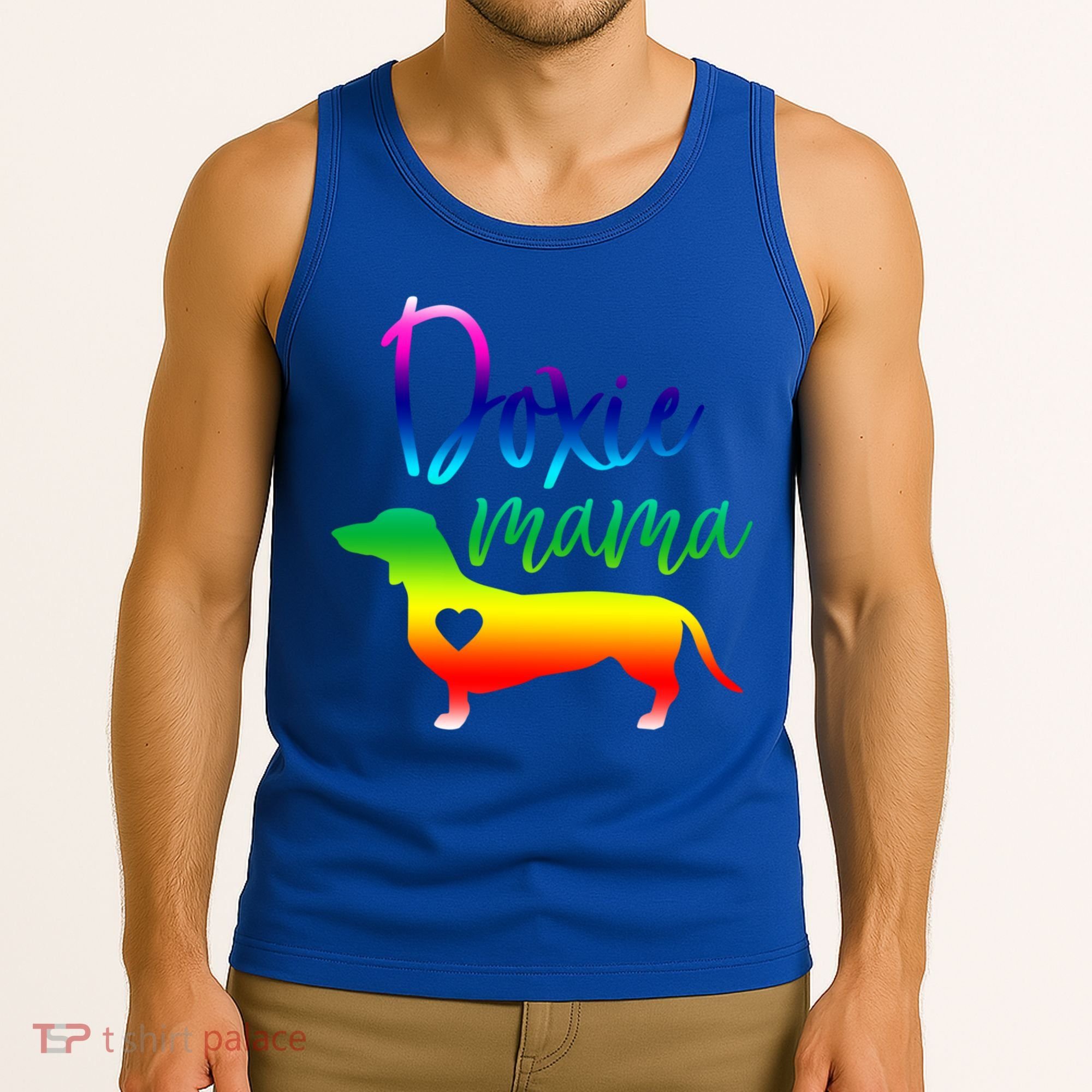 Doxie Mama Dachshund Mom Funny Wiener Dog Gift Tank Top