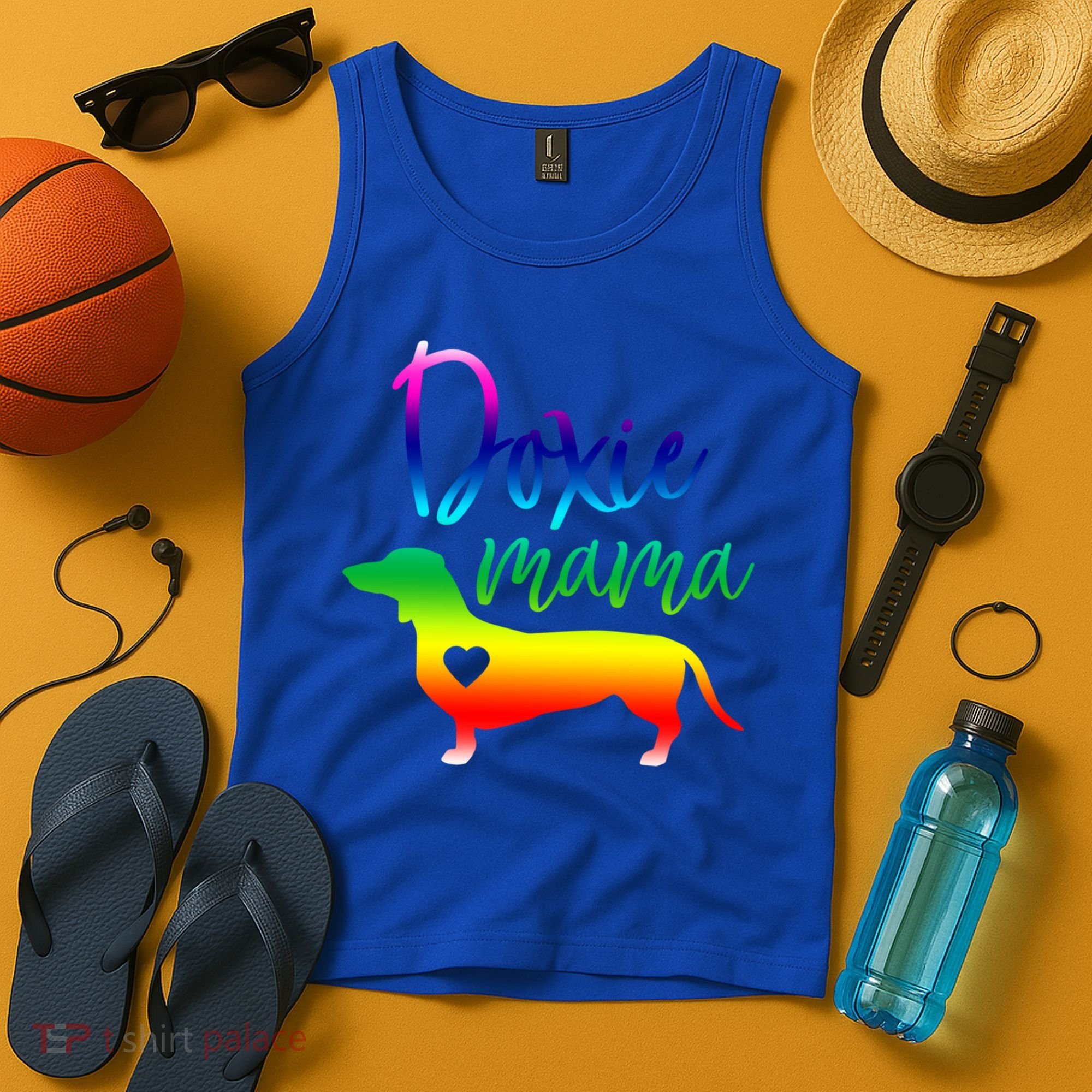 Doxie Mama Dachshund Mom Funny Wiener Dog Gift Tank Top