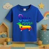 Doxie Mama Dachshund Mom Funny Wiener Dog Gift Toddler T-Shirt thumb 3