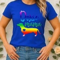 Doxie Mama Dachshund Mom Funny Wiener Dog Gift Women's T-Shirt thumb 2