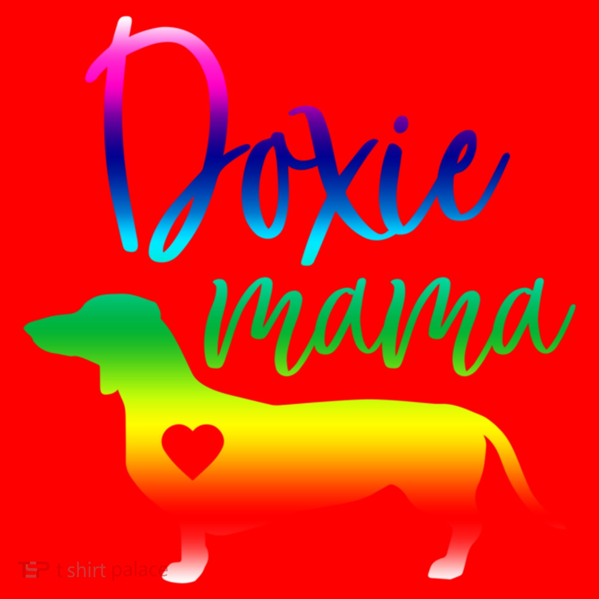 Doxie Mama Dachshund Mom Funny Wiener Dog Gift Santa Hat