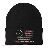 Doge Meme D.O.G.E. Department Of Government Efficiency Beanie thumb 0