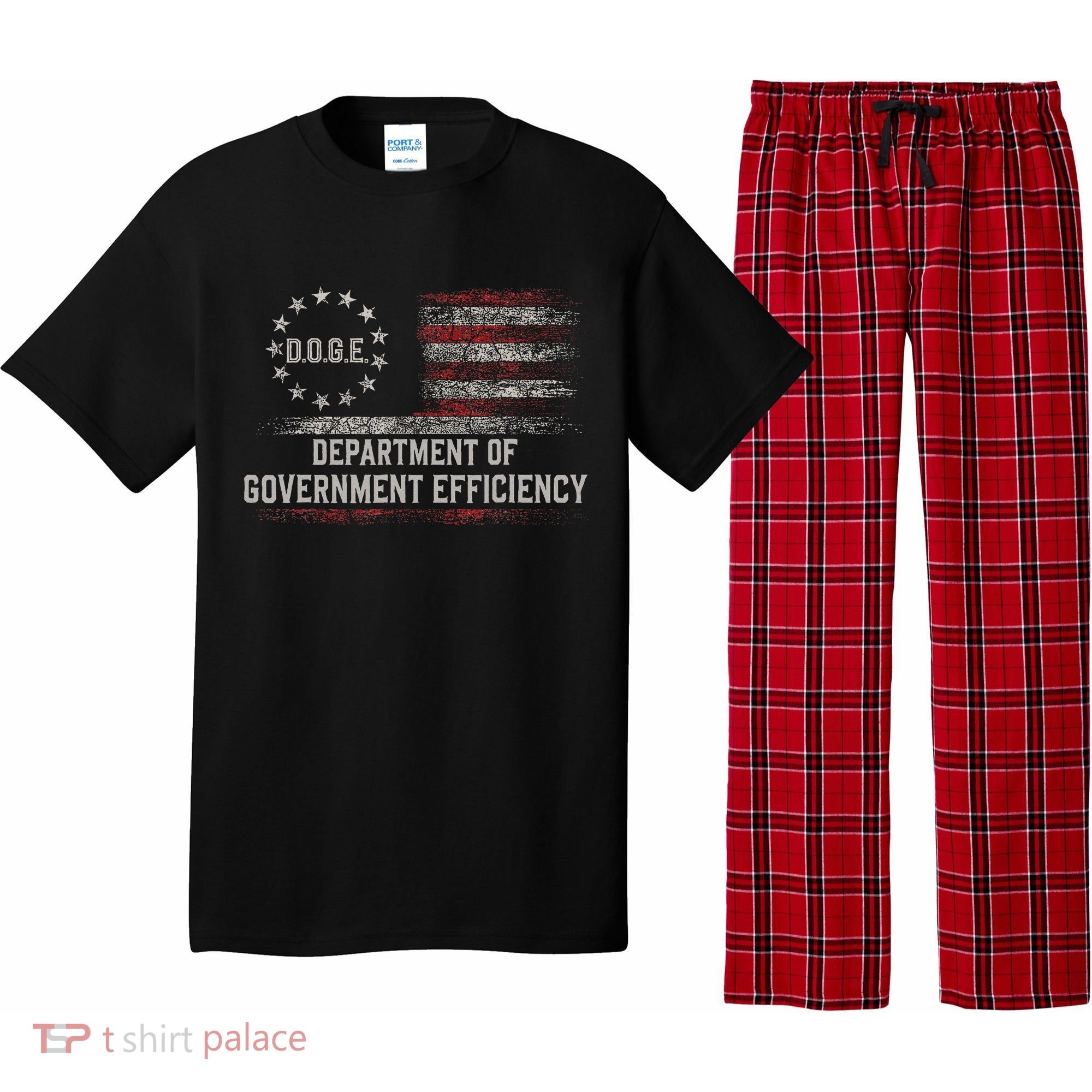 Doge Meme D.O.G.E. Department Of Government Efficiency Pajama Set