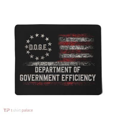 Doge Meme D.O.G.E. Department Of Government Efficiency Mousepad