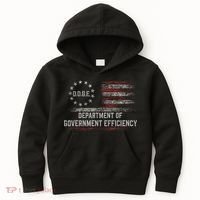 Doge Meme D.O.G.E. Department Of Government Efficiency Kids Hoodie thumb 0