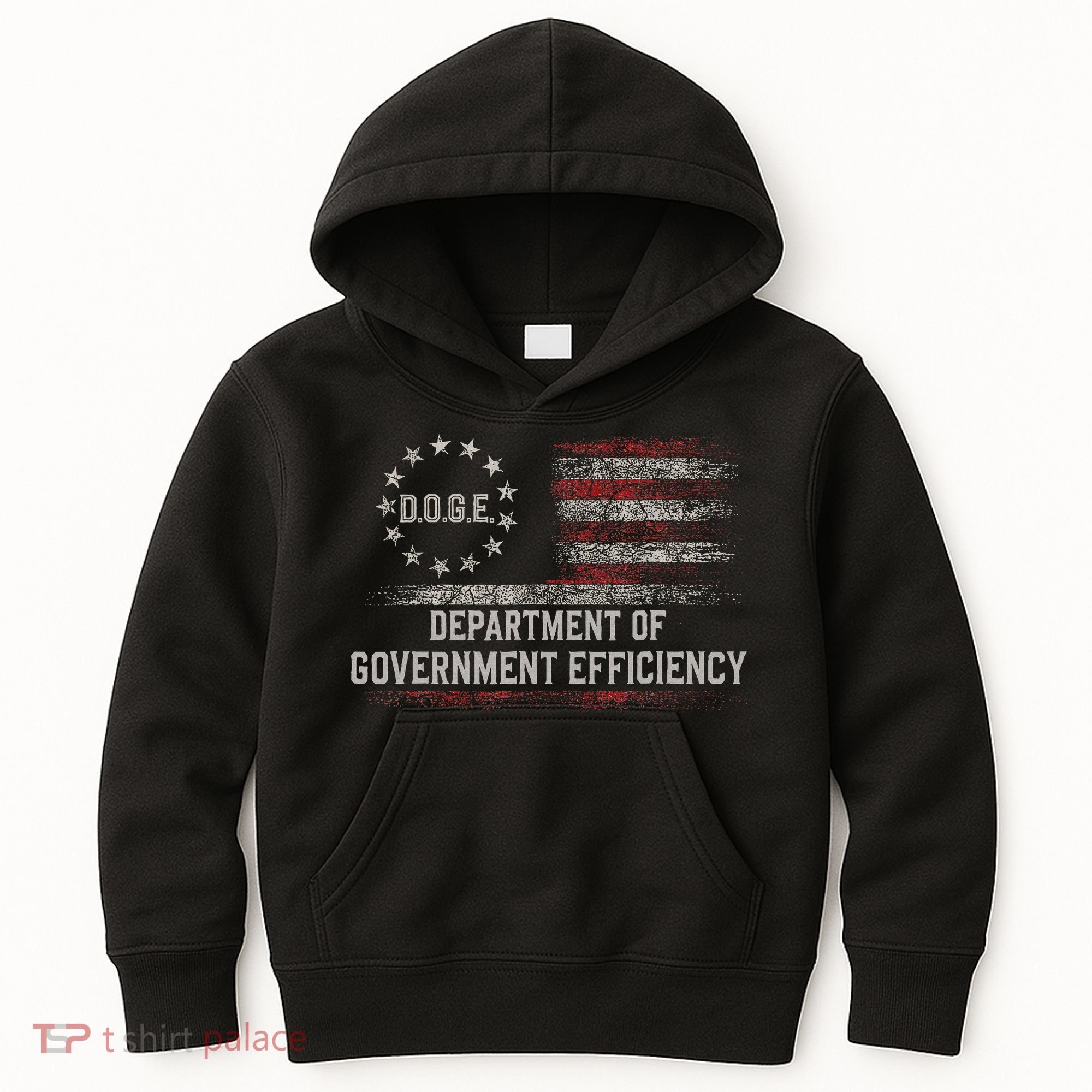 Doge Meme D.O.G.E. Department Of Government Efficiency Kids Hoodie