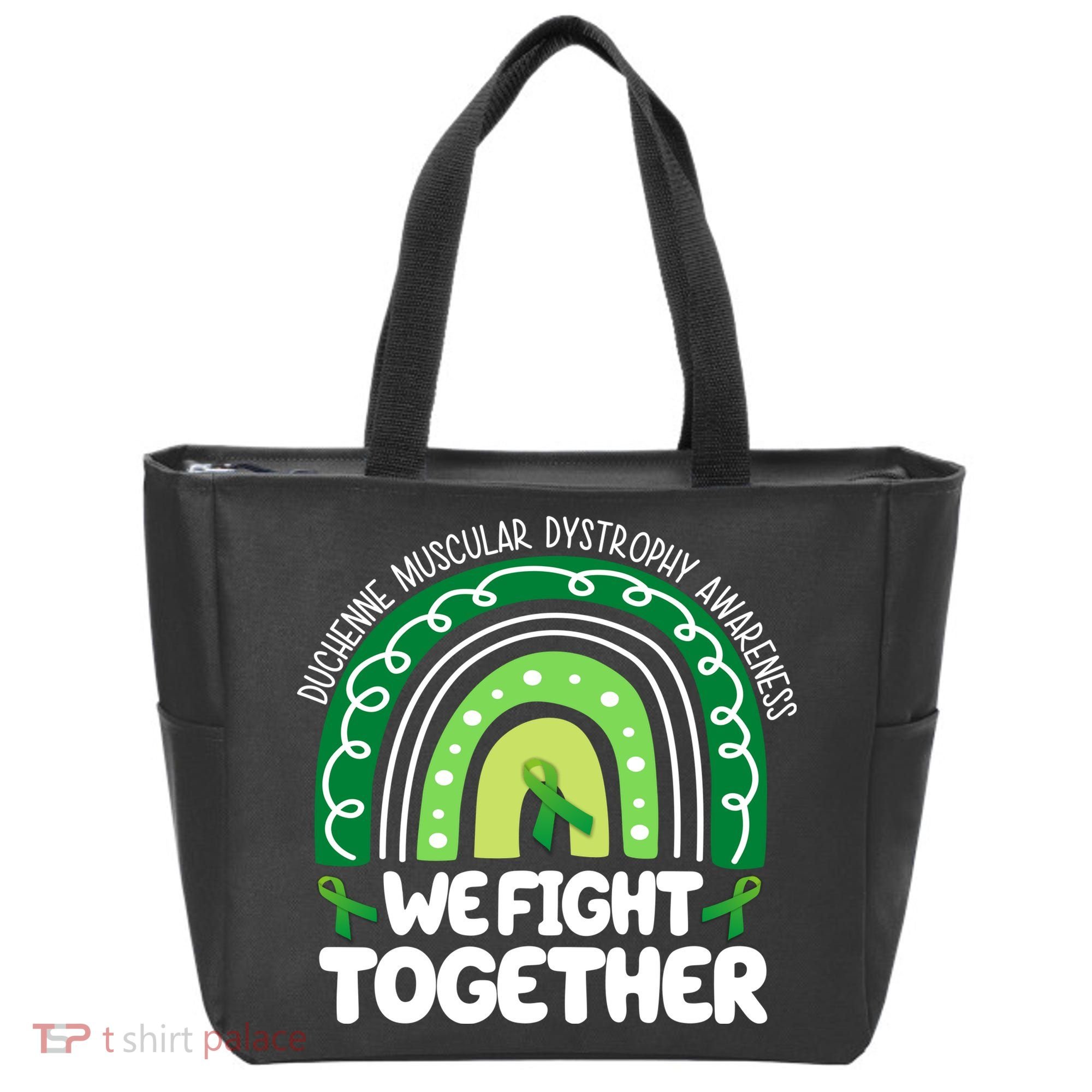 Duchenne Muscular Dystrophy Awareness We Fight Together Tote Bag