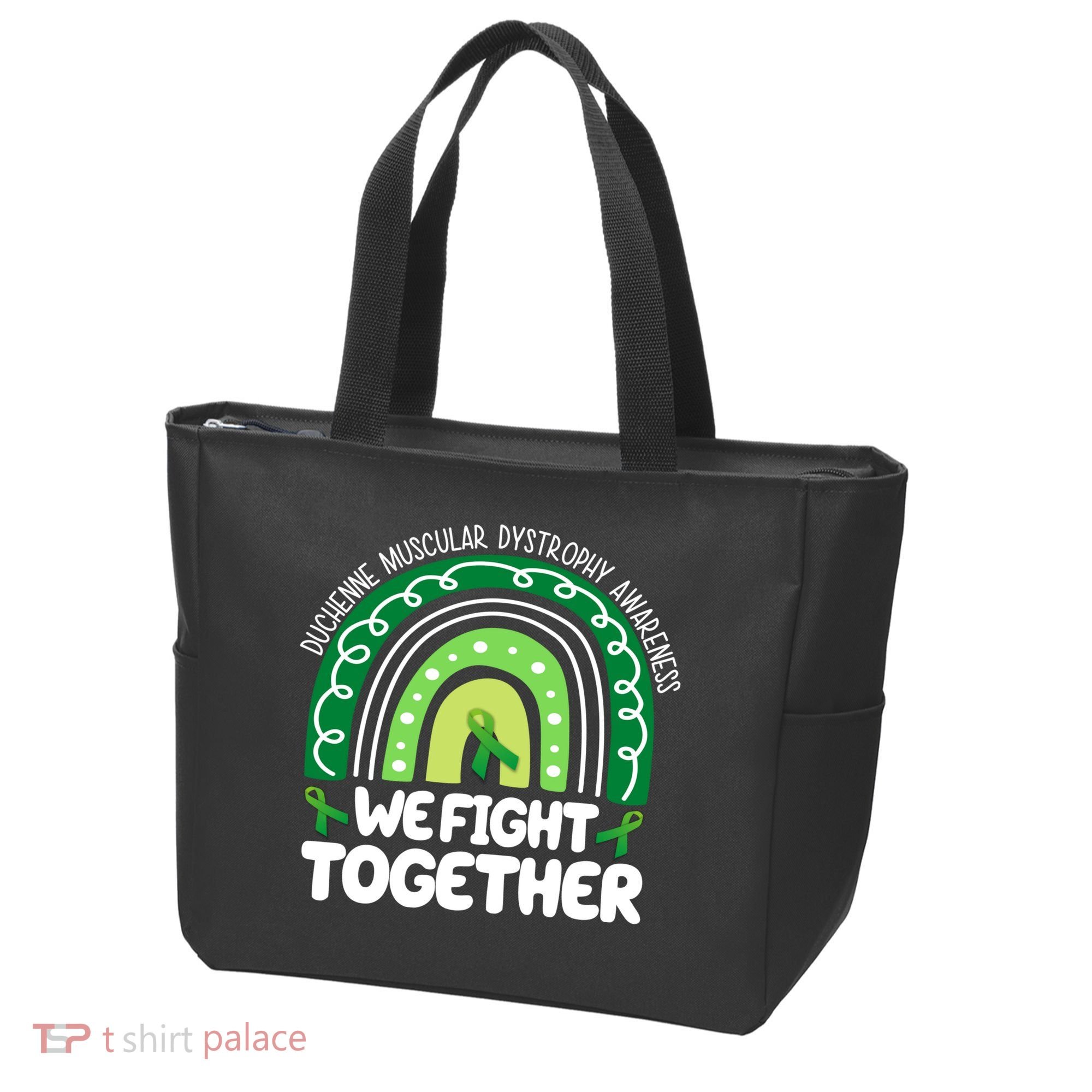 Duchenne Muscular Dystrophy Awareness We Fight Together Tote Bag