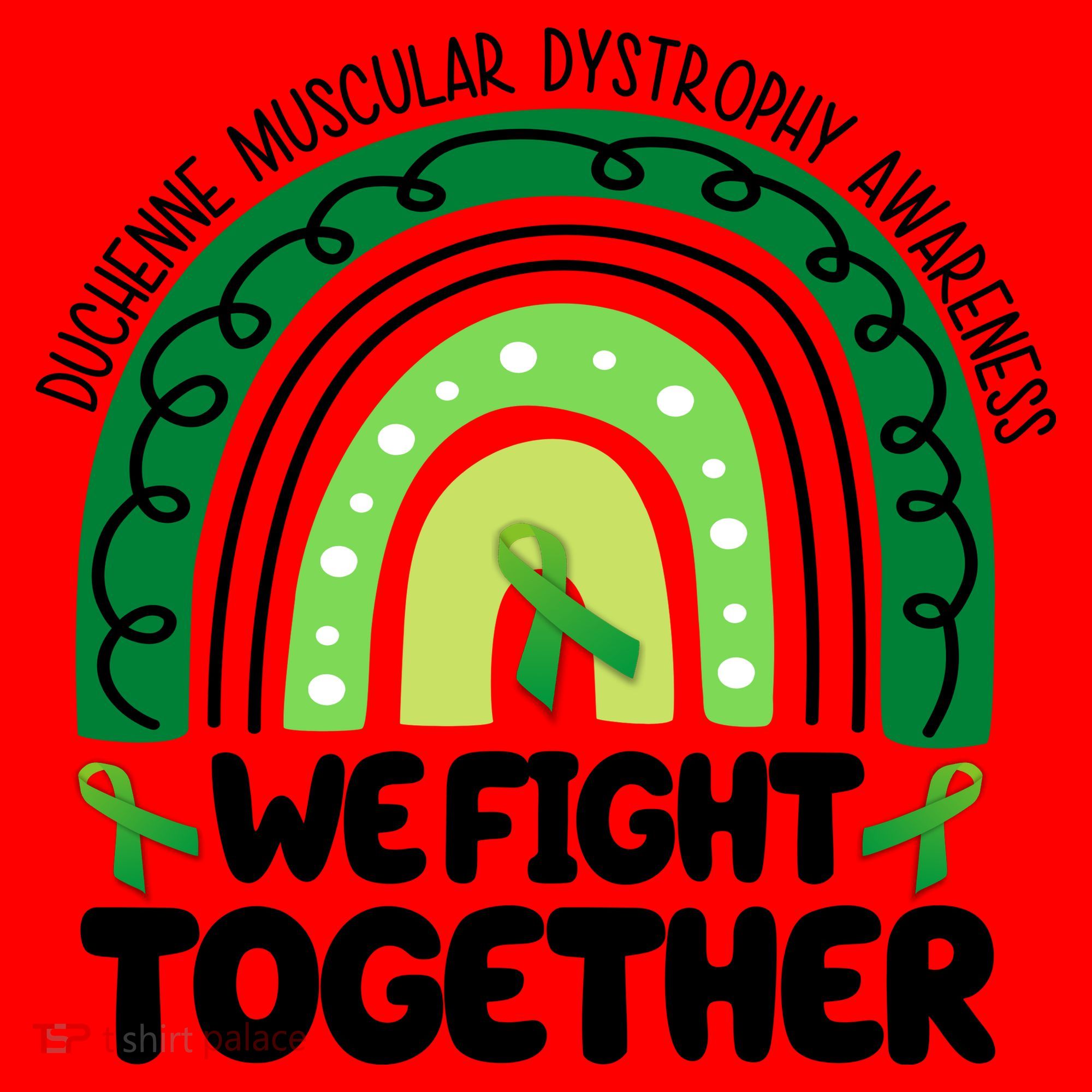 Duchenne Muscular Dystrophy Awareness We Fight Together Santa Hat