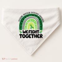 Duchenne Muscular Dystrophy Awareness We Fight Together USA-Made Doggie Bandana thumb 0
