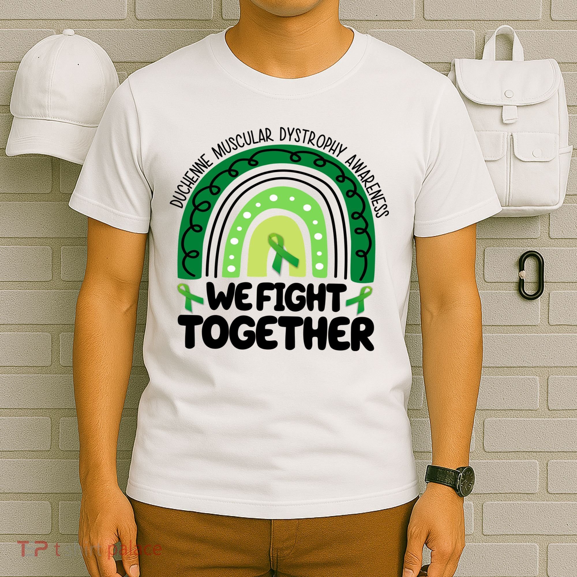 Duchenne Muscular Dystrophy Awareness We Fight Together T-Shirt