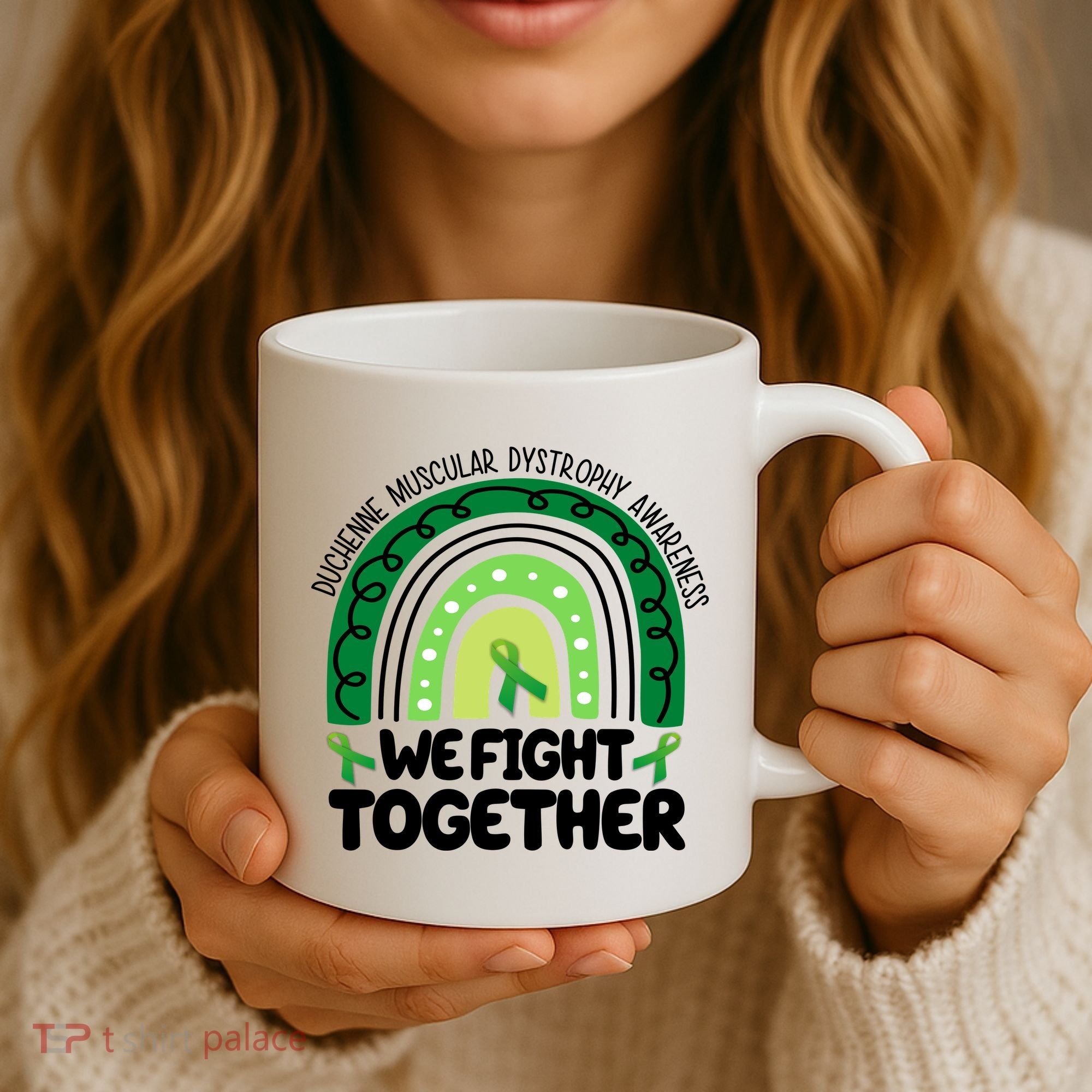 Duchenne Muscular Dystrophy Awareness We Fight Together Coffee Mug