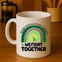 Duchenne Muscular Dystrophy Awareness We Fight Together Coffee Mug thumb 4