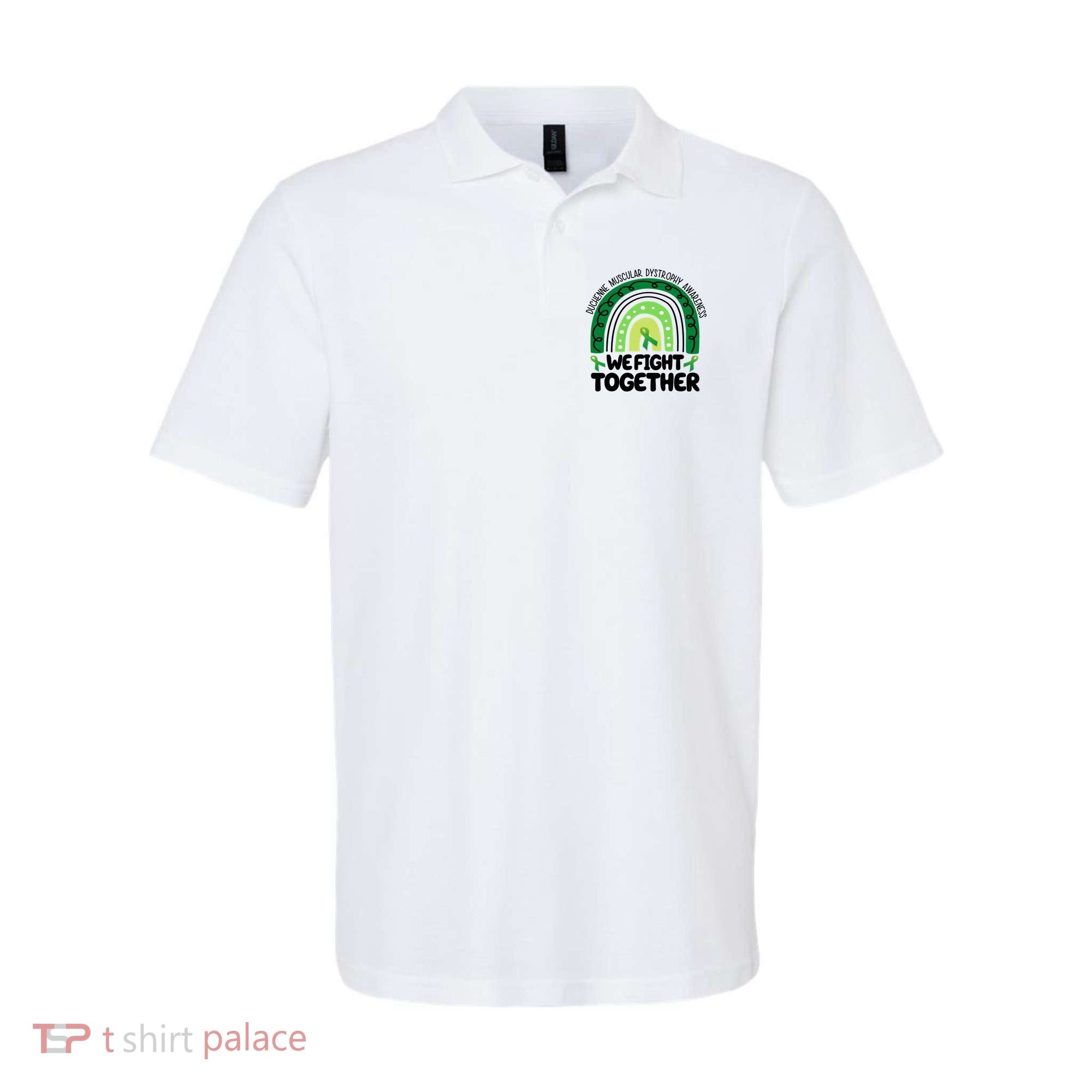 Duchenne Muscular Dystrophy Awareness We Fight Together Polo