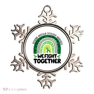 Duchenne Muscular Dystrophy Awareness We Fight Together Ornament