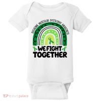 Duchenne Muscular Dystrophy Awareness We Fight Together Baby Bodysuit thumb 0