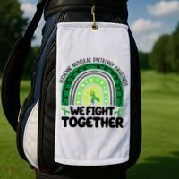 Duchenne Muscular Dystrophy Awareness We Fight Together Golf Towel thumb 2