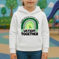 Duchenne Muscular Dystrophy Awareness We Fight Together Kids Hoodie thumb 3