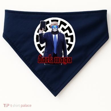 Dark Maga Donald Trump 2024 USA-Made Doggie Bandana