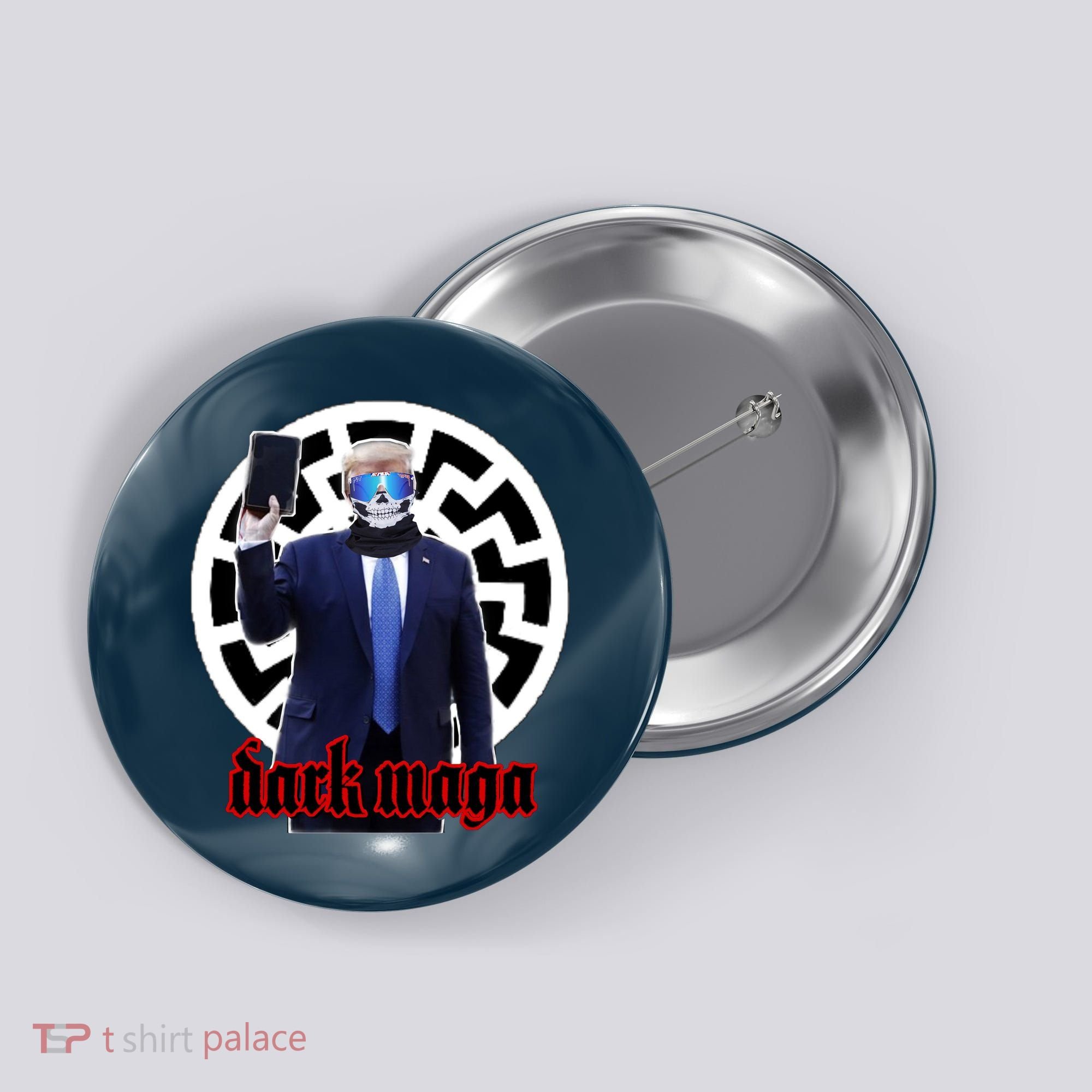 Dark Maga Donald Trump 2024 Button