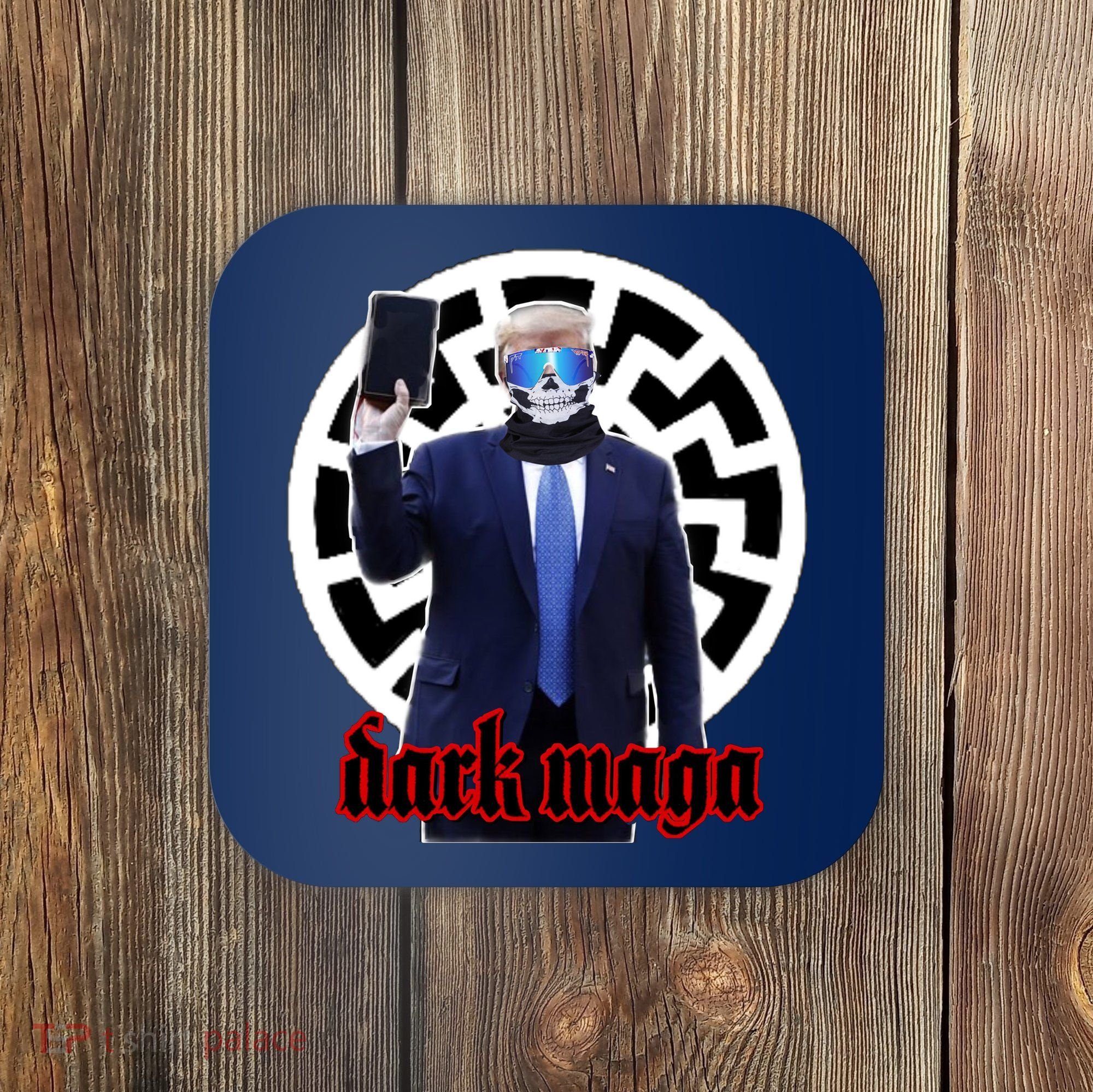 Dark Maga Donald Trump 2024 Coaster
