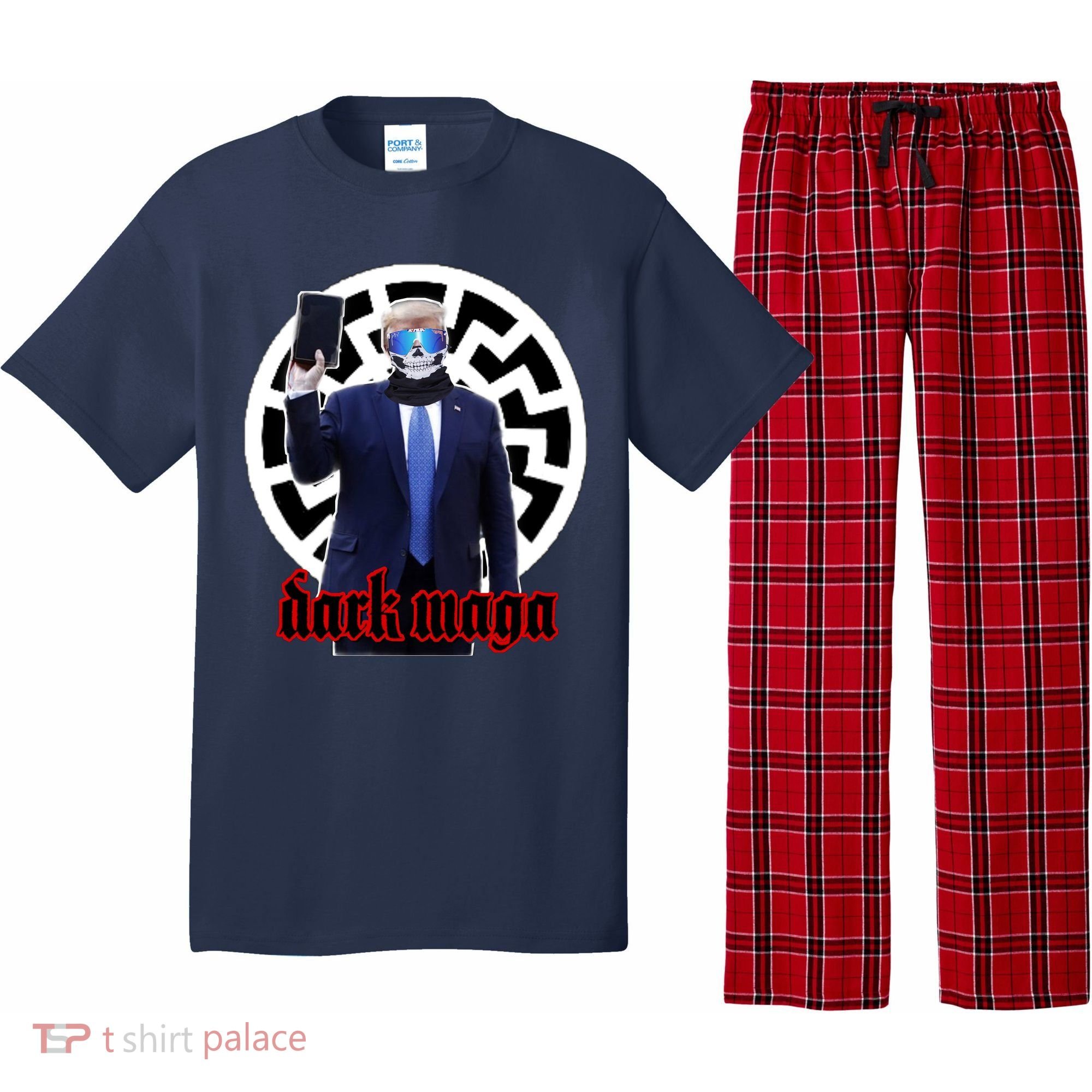 Dark Maga Donald Trump 2024 Pajama Set