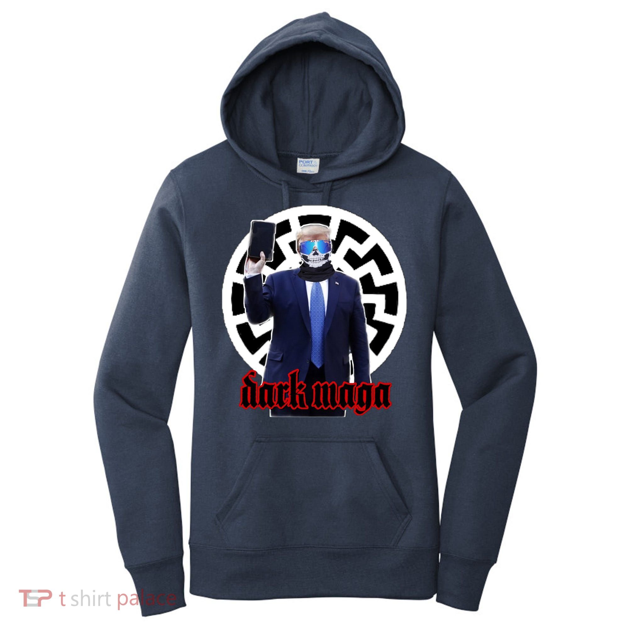 Dark Maga Donald Trump 2024 Women's Hoodie