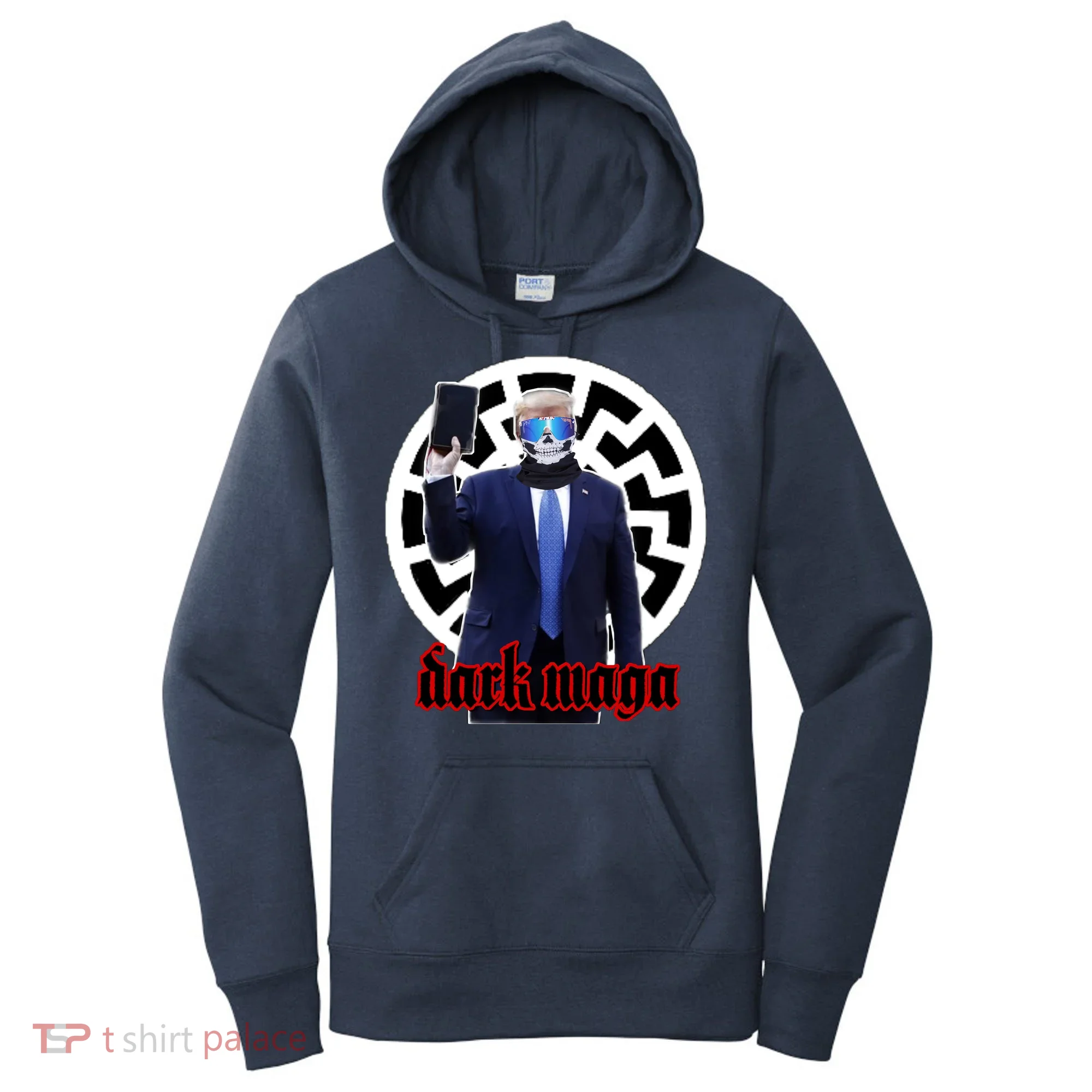 Dark Maga Donald Trump 2024 Women's Hoodie